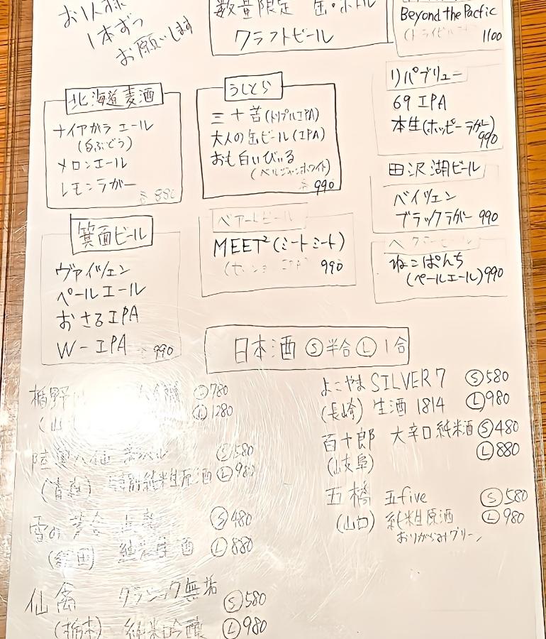 メニュー4 メニュー4