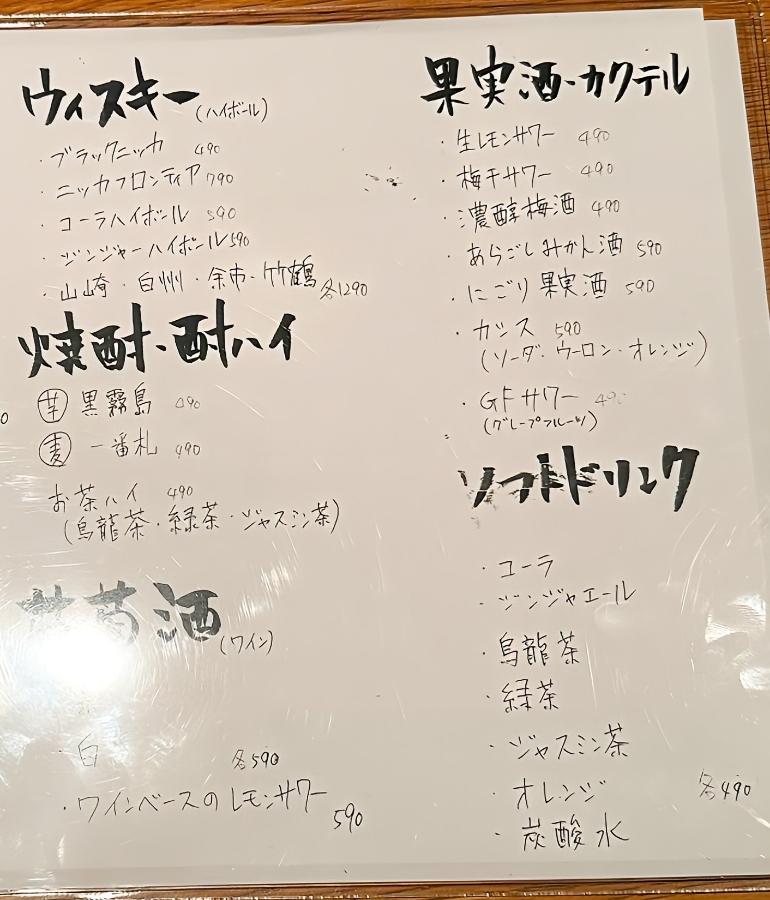 メニュー6 メニュー6