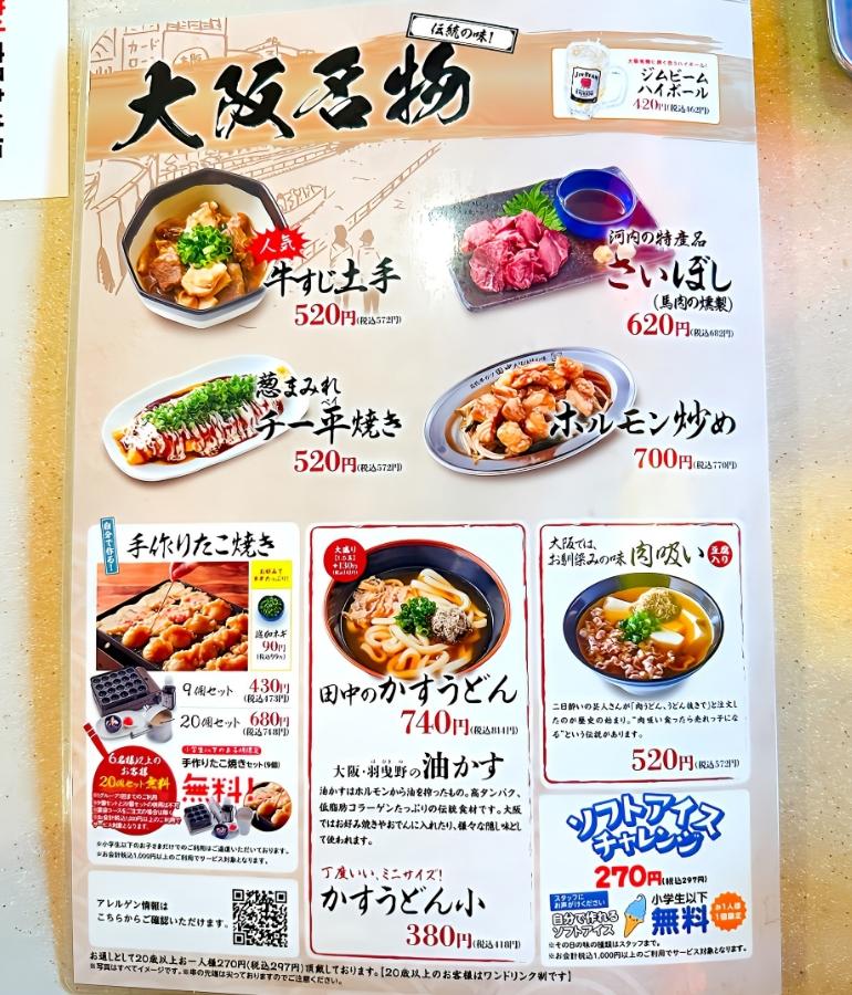 メニュー、料理3 メニュー、料理3