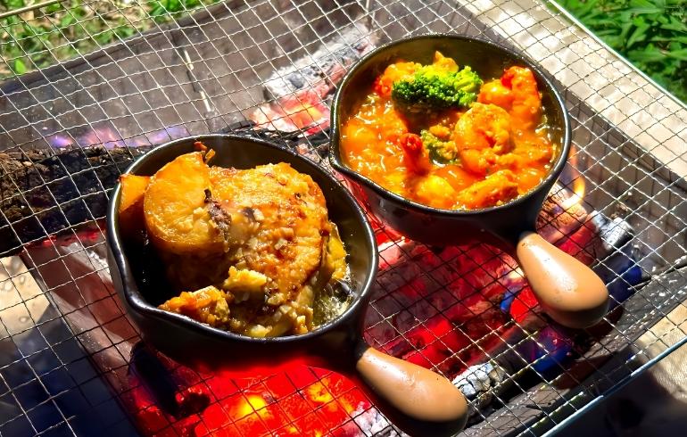 丸子橋 焚き火ナイトの写真（料理）4枚目