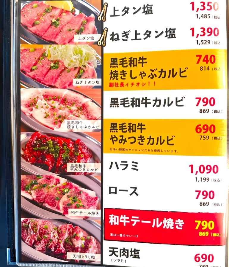 メニュー、料理11 メニュー、料理11