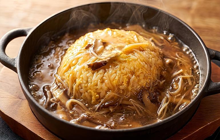 香港亭 中野店 フカヒレあんかけチャーハン