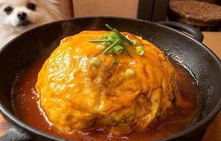香港亭 中野店 鉄鍋テンシン丼