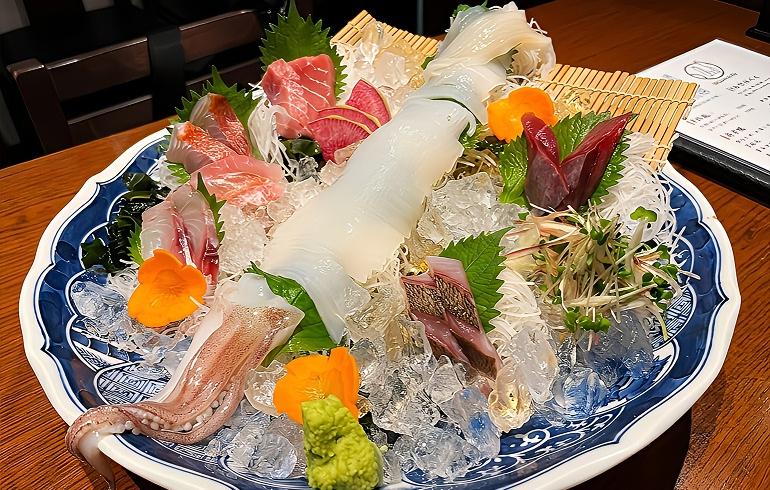剣先いか姿造り 剣先いか姿造り