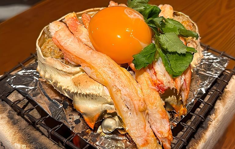 カニ味噌たっぷり 香箱力二甲羅焼き カニ味噌たっぷり 香箱力二甲羅焼き
